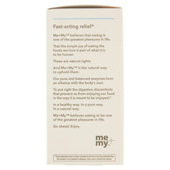 Me + My Gluten Assist packaging on shelf communicates gluten-free, allergen-safe design.