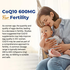 Mecinalis CoQ10 capsules dispense scene for easy daily antioxidant routine.
