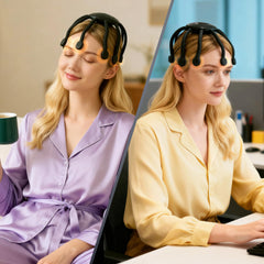 MEDAMOC scalp massager offering four modes for quick relief and deep relaxation.