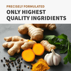 MedChoice turmeric garlic label highlights ingredients and potency.