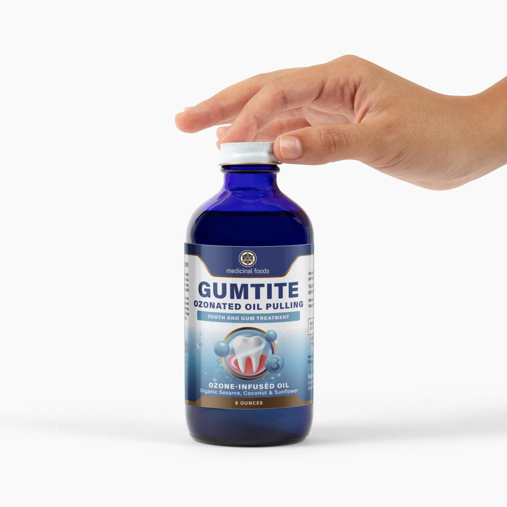 Medicinal Foods Gumtite breath-freshening ozonated oil rinse
