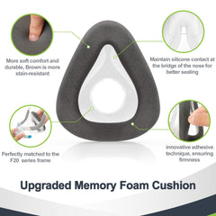 MEDICOLOR AirTouch F20 Small head strap with soft covers enhances comfort.