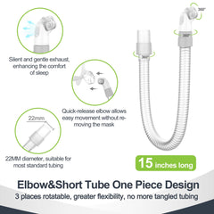 MEDICOLOR AirTouch N20 Small snap-assembly for quick setup.