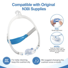 Medicolor N30i compatible cushion fits Airfit N30i.