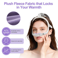 Medicolor nasal pillow cushion detail highlights secure weave.