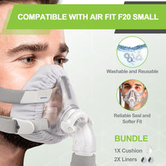 MEDICOLOR cushion reduces air leaks for steadier wear