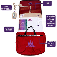MediCrystal storage bag enables easy transport and tidy storage.