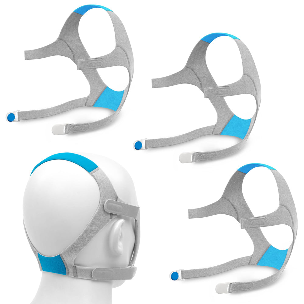 Medihealer AirFit N20 headgear for secure, comfortable all-night fit.