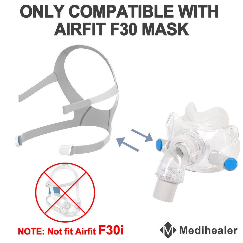 Medihealer F30 replacement clips 4pcs for versatile setup.