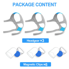 Fast snap magnetic design enables effortless nightly adjustments.