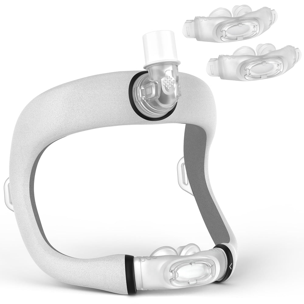Medihealer frame system for forehead stability improves CPAP alignment