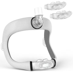 Medihealer frame system for forehead stability improves CPAP alignment