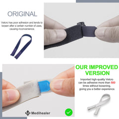 Medihealer head strap Velcro delivers durable adhesion for FX compatibility.
