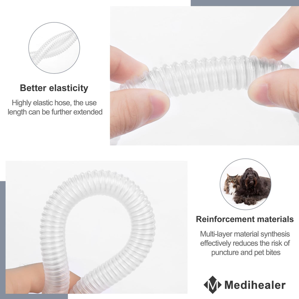 Medihealer 74.8-inch CPAP tube provides extended reach.