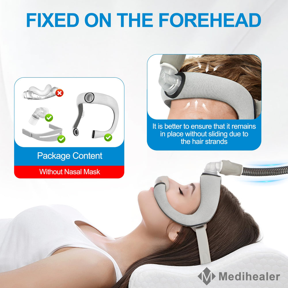 Medihealer N30i frame accordion adjustable fit accommodates many face shapes.