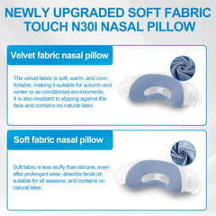 Medihealer N30i dual-seal cushion reduces leaks for a secure fit.