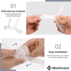 Medihealer Wisp clips replacement enables quick, tool-free installation.