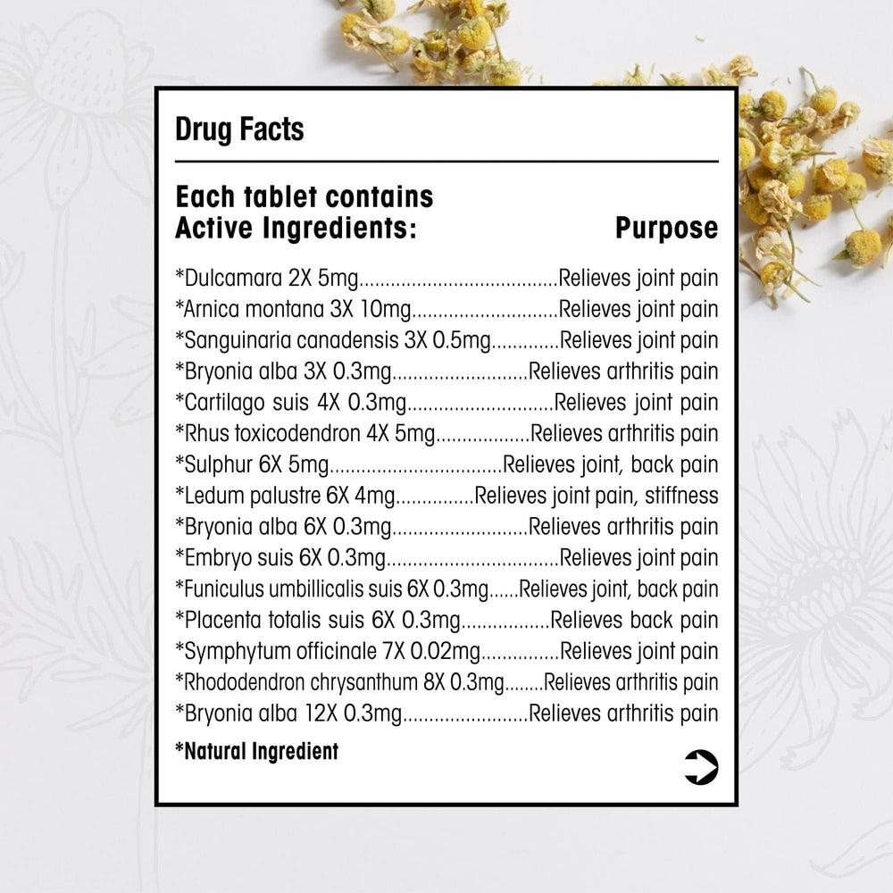 MediNatura Arnica 12-tablet pack with plant-based actives for gentle relief.