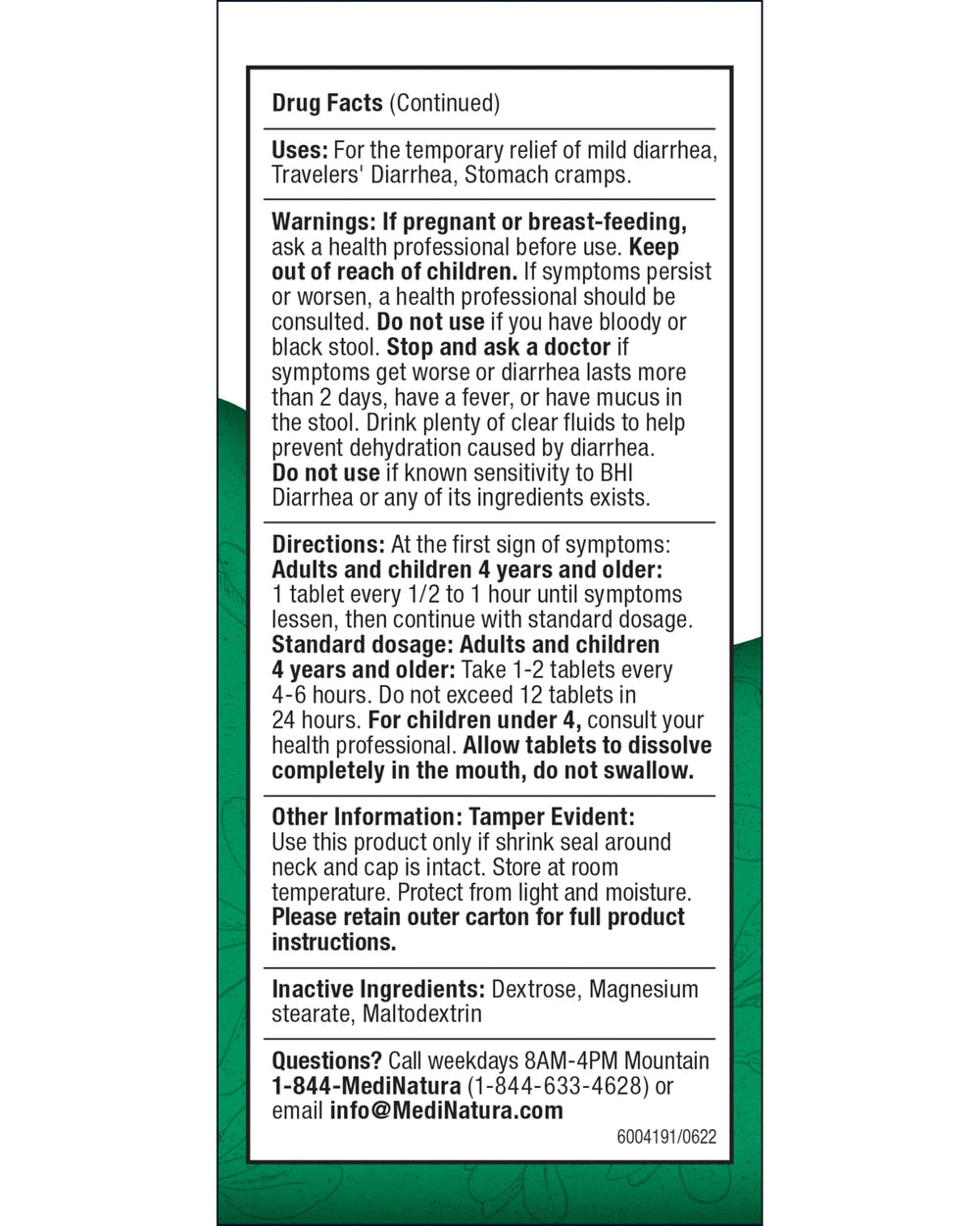 Daily-use friendly MediNatura BHI tablets for intermittent symptoms.