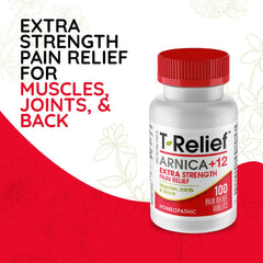 Medinatura T-Relief bottle-back listing active ingredients for reference.