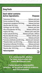 MediNatura T-Relief tablets dissolving for quick absorption and fast relief
