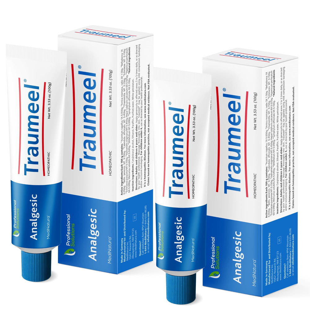 MediNatura Traumeel Ointment jar with smooth, easily absorbed cream.