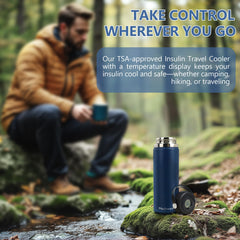 Medineed insulin cooler compact, portable design for bags