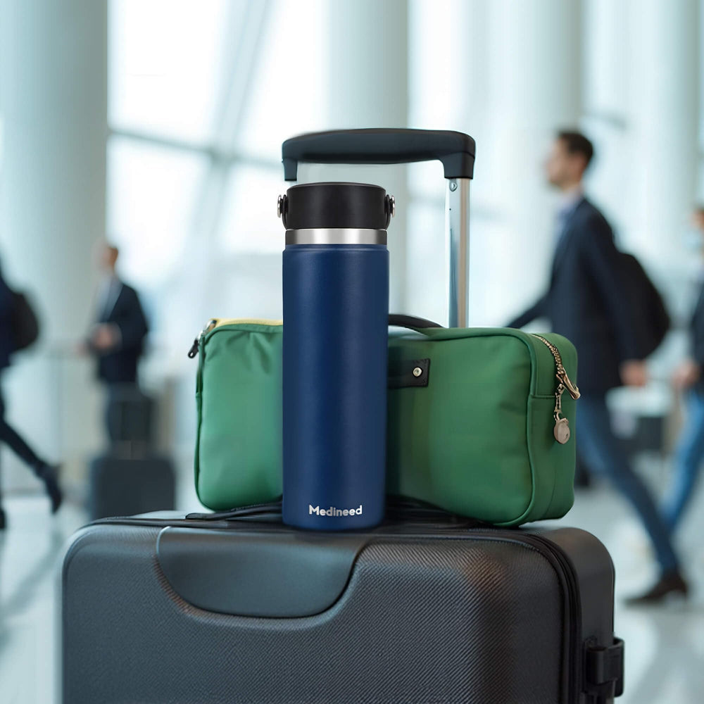 Medineed insulin cooler travel setup for trips and commutes