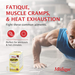 Medique Medi-Lyte two tablets per packet for convenient daily use.