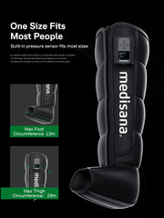 Medisana intensity controls enable personalized pressure levels for comfort