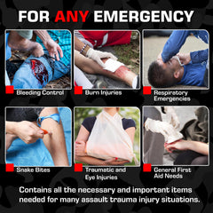 MediTac quick clotting gauze for fast wound packing and containment