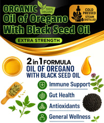 Wild Mediterranean oregano oil bottle from wild harvest
