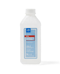Medline 91% Isopropyl rubbing alcohol bottle 16 oz for quick-drying first aid antiseptic