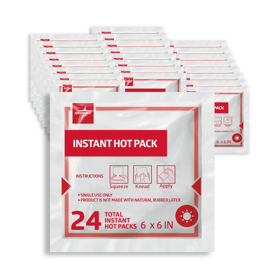 Medline Instant Warm Pack, 6x6 square, provides convenient warmth for minor pain relief.