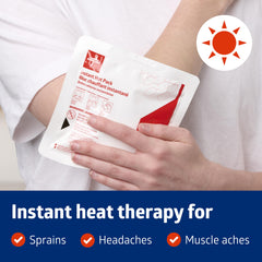 Medline Instant Warm Pack features a gel core for steady, safe warmth.