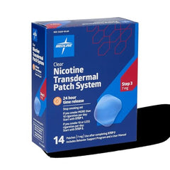Medline Step 3 patch applied to skin for daily use demonstration.