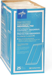 Medline pad sealed edges prevent linting and fiber shedding