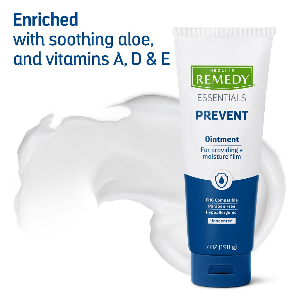 Medline Remedy Essentials Aloe and Vitamins A, D & E nourish and support dry, sensitive areas
