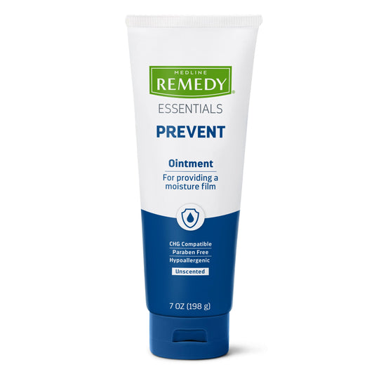 Medline Remedy Essentials Ointment 7oz tube protects sensitive skin with a breathable film