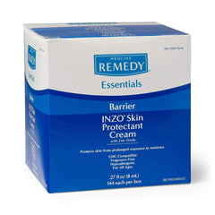 Medline Remedy INZO zinc oxide cream packet demonstrates discreet, non greasy protection.