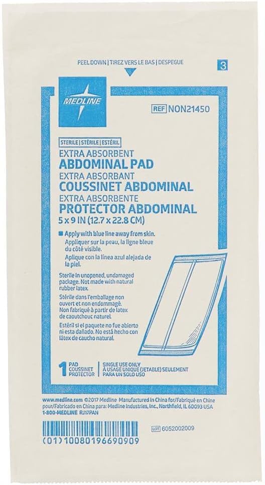 Medline soft non-woven outer layer enhances comfort during wear