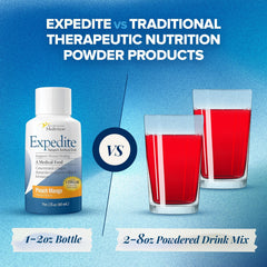 Medtrition Expedite peach mango color on label, appealing daily flavor