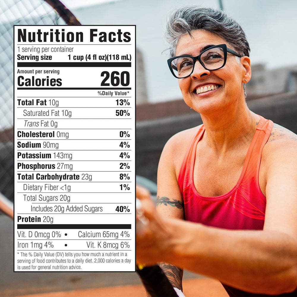Medtrition Gelatein MCT Peach Mango creamy texture in cup supports smooth swallowing.
