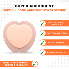 MedVance multilayer absorption structure showing breathable wound surface.