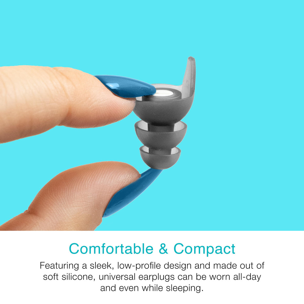 MEE audio compact carry case with earplugs and tips