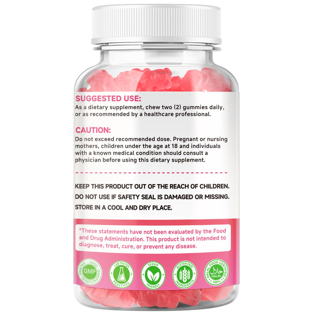 MEENCCD Calcium Citrate Gummies Raspberry features two-pack collection for travel-friendly routine.