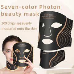 MEFELE Cln red light neck mask for targeted neck care at home.