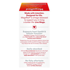 MegaRed Antarctic krill oil origin emphasizes sustainable source.