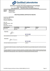 Mega Resveratrol micronized particles close-up for absorption