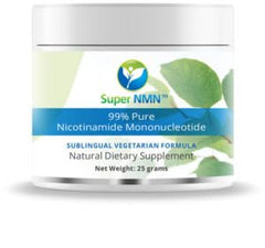 Mega Resveratrol Super NMN powder in foil pack highlighting stability and purity